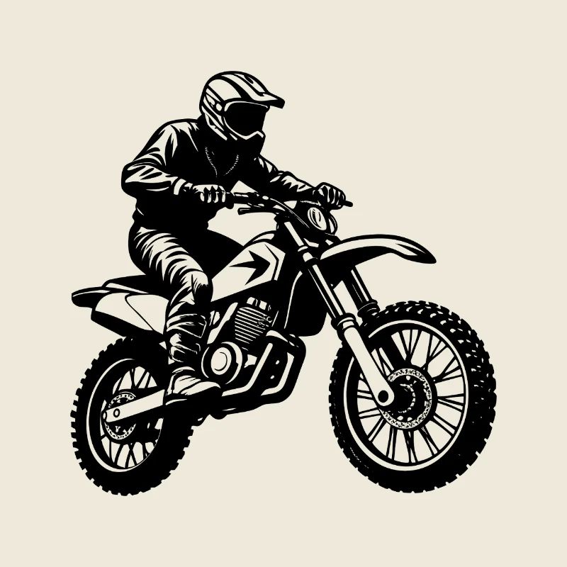 Motocross-Fahrer