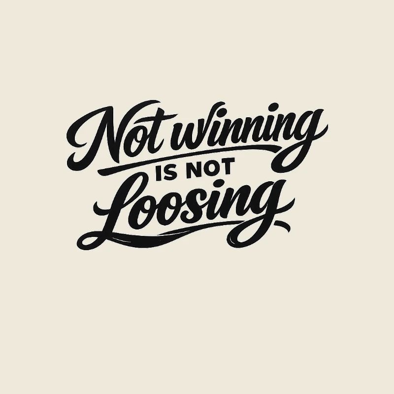 Not Winning Is Not Losing