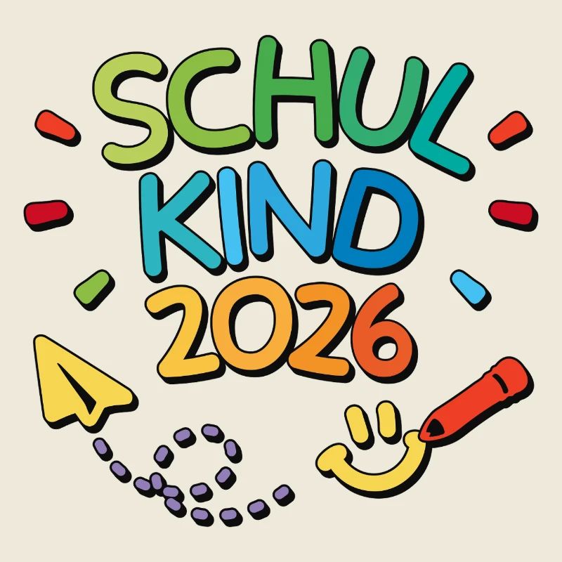Schulkind 2026 Einschulung Schulanfang Erstklassig