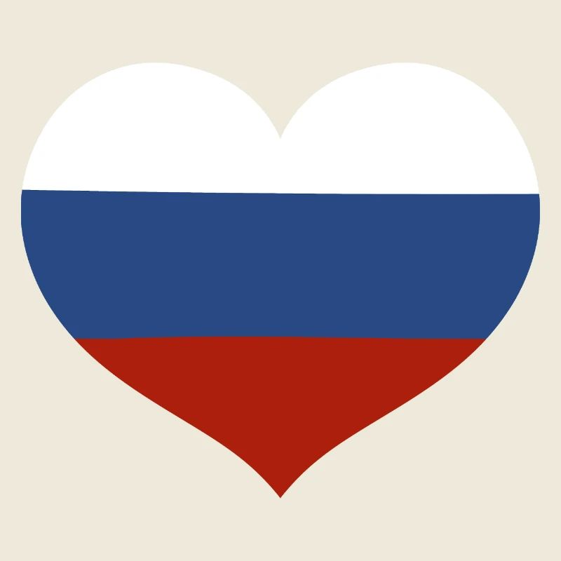 Drapeau du cœur de la Russie