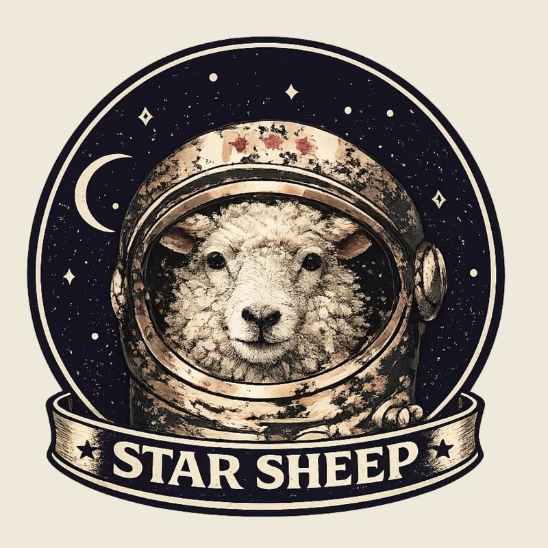 Star Sheep Astronaut Helm