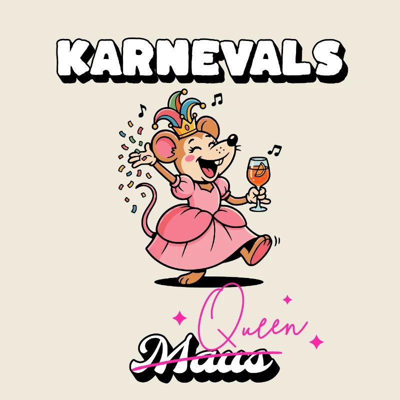 Karnevals Maus Queen Fasching Kostüm