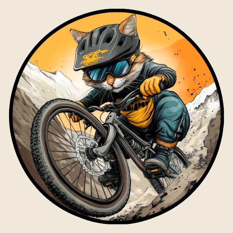 Cat Biker / MTB Kitten