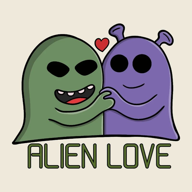 Duo d’amour extraterrestre