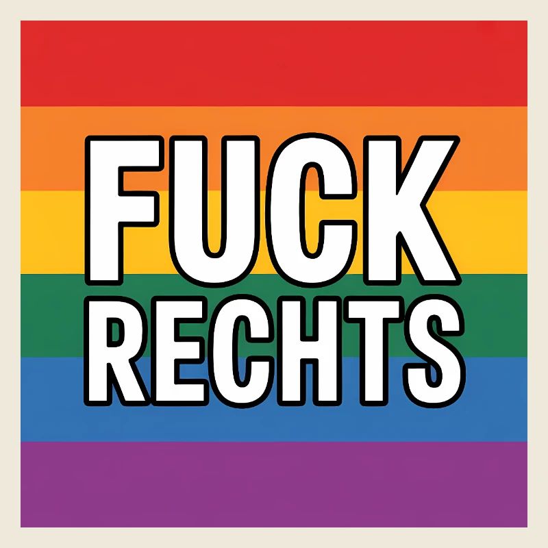 Fuck Rechts - Antifa Tee