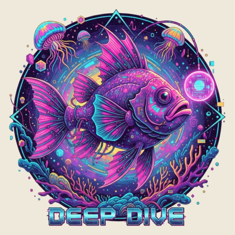 Deep Dive Neonfisch Unterwasser