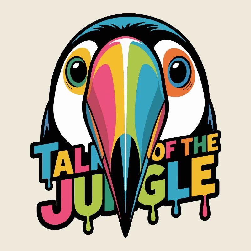 Parler du toucan de la jungle