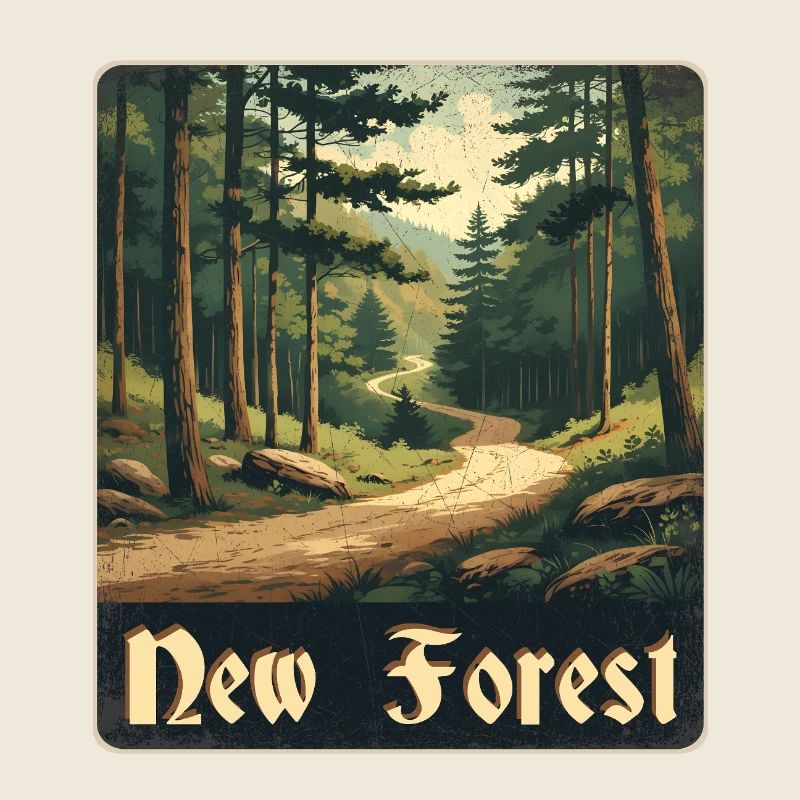 New Forest Waldweg