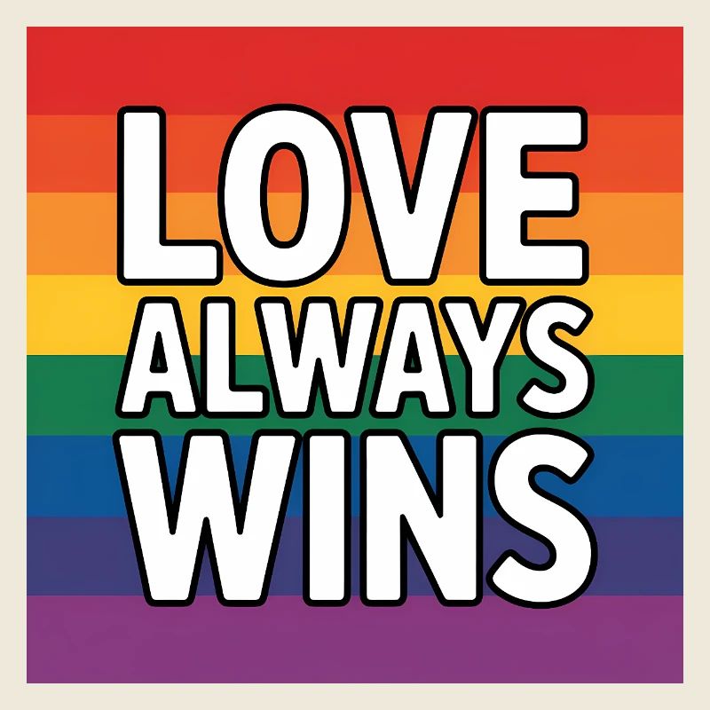 Liebe gewinnt immer – Pride Tee