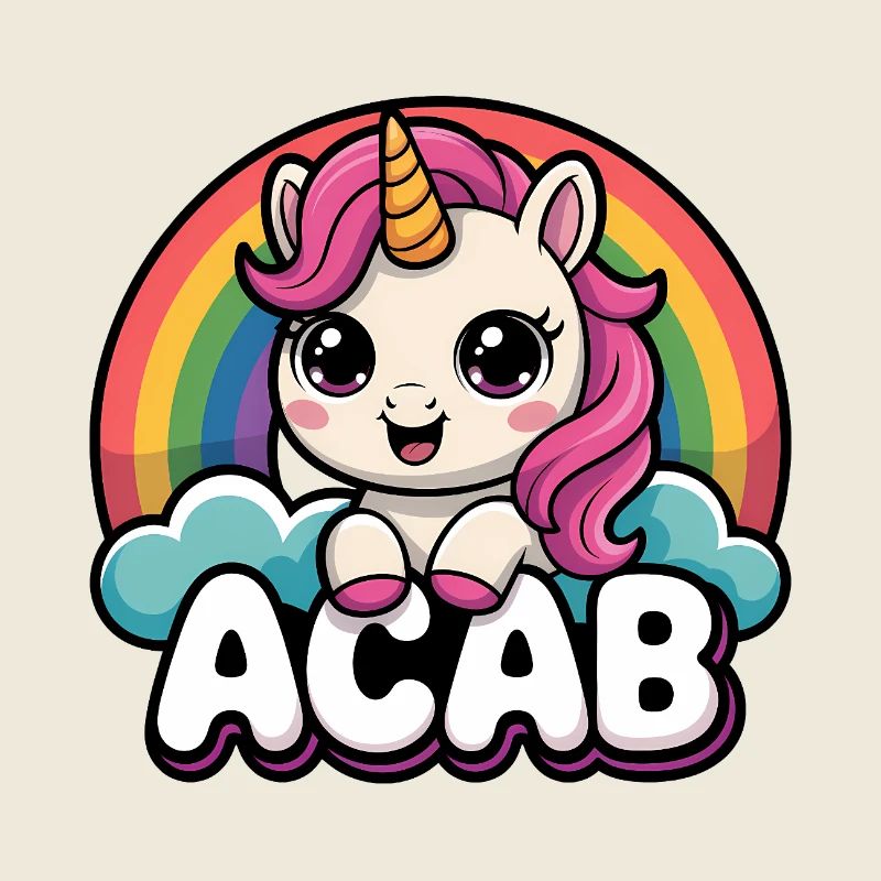 ACAB - Anti-Cops Unicorn Tee