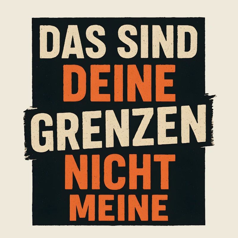 Das sind deine Grenzen nicht meine