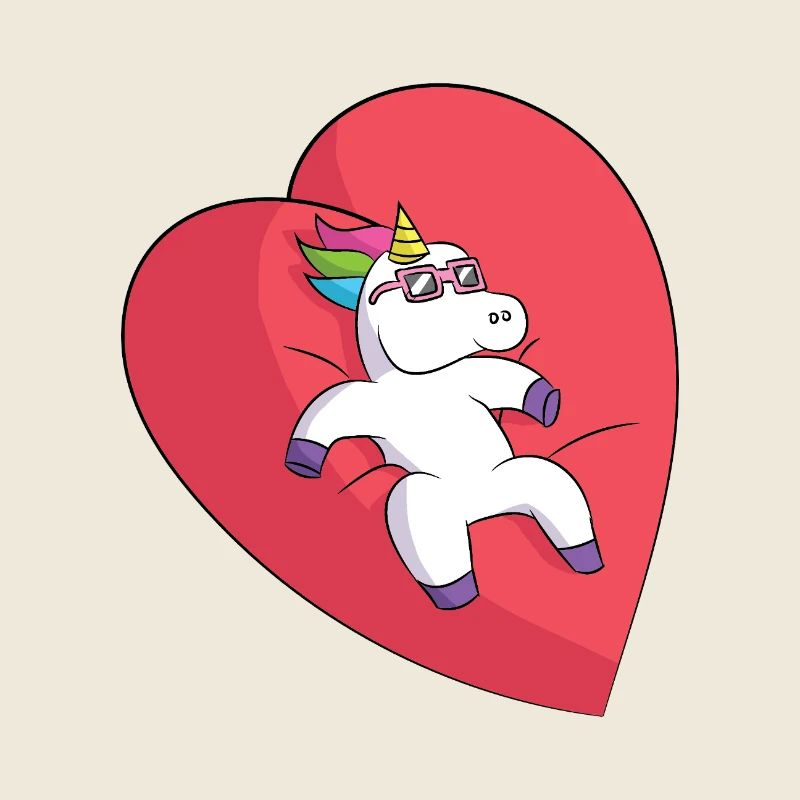 Einhorn auf Herzliebe