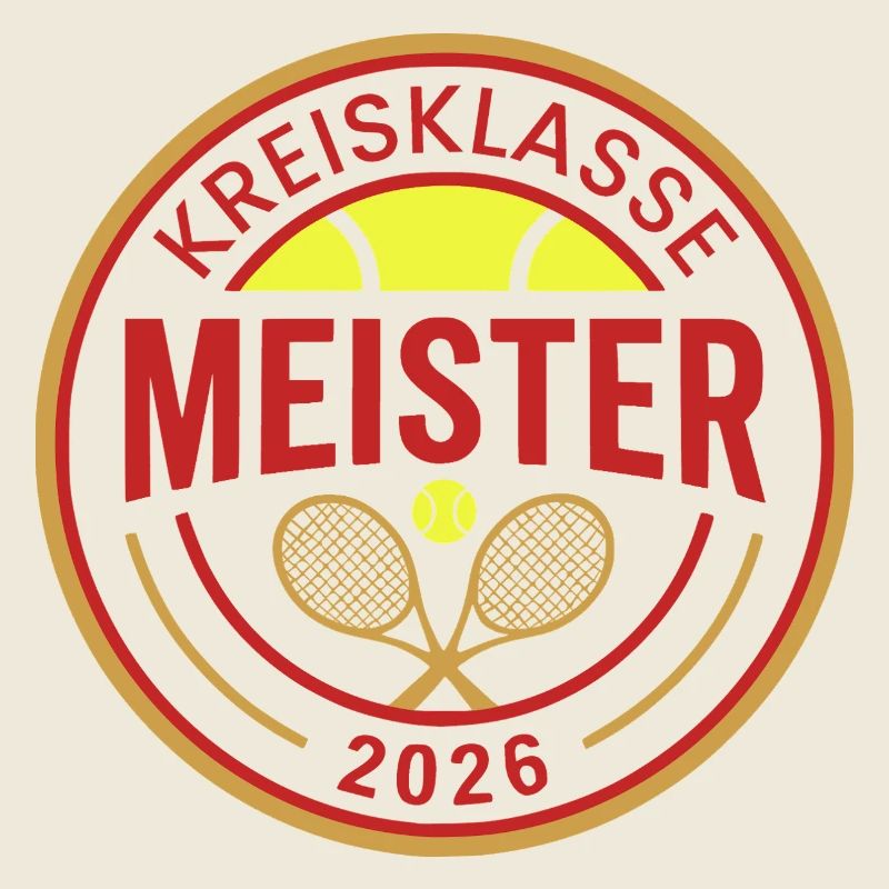 Tennis Champion 2026, District Class Champion 2026 Cap