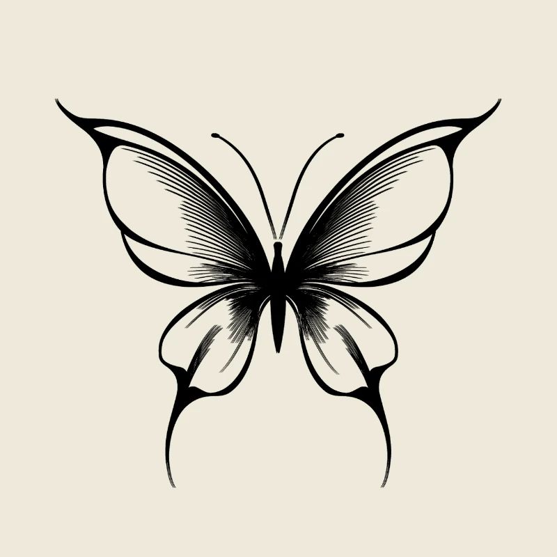 Schmetterlingstattoo