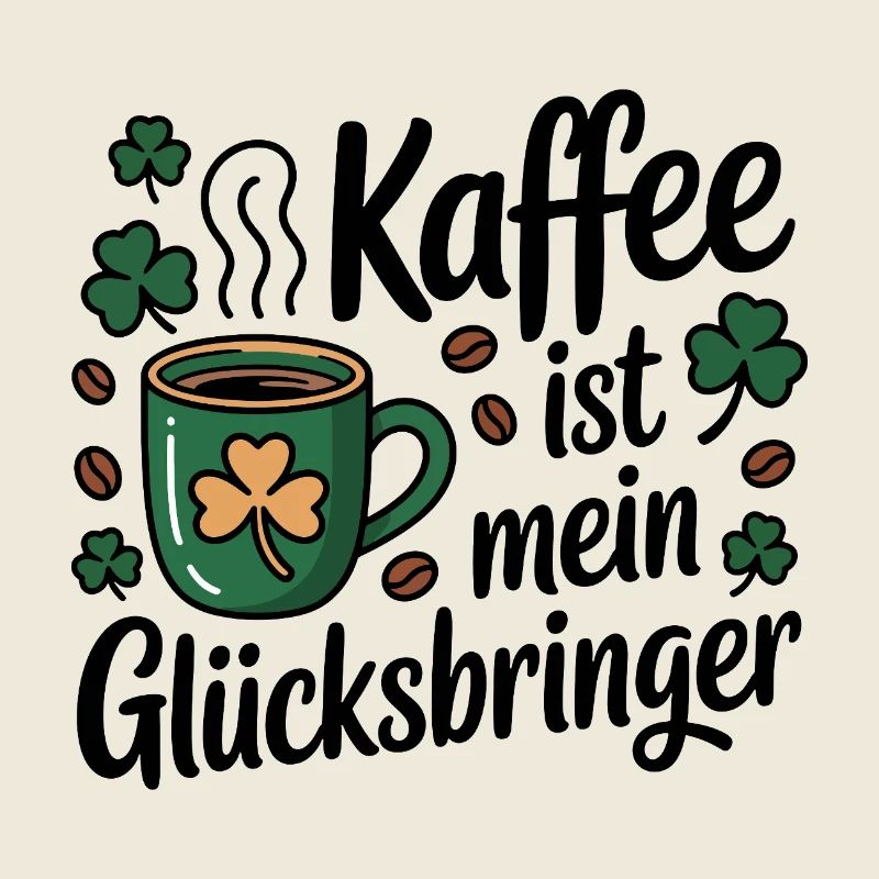 Kaffee ist mein Glücksbringer