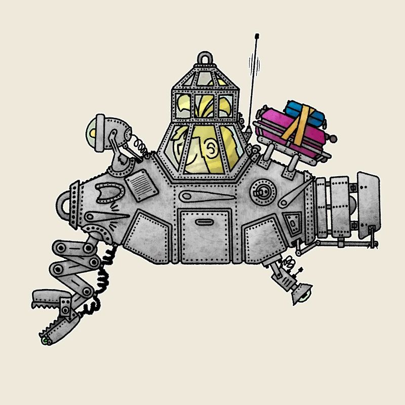Senta - the puffing submarine /