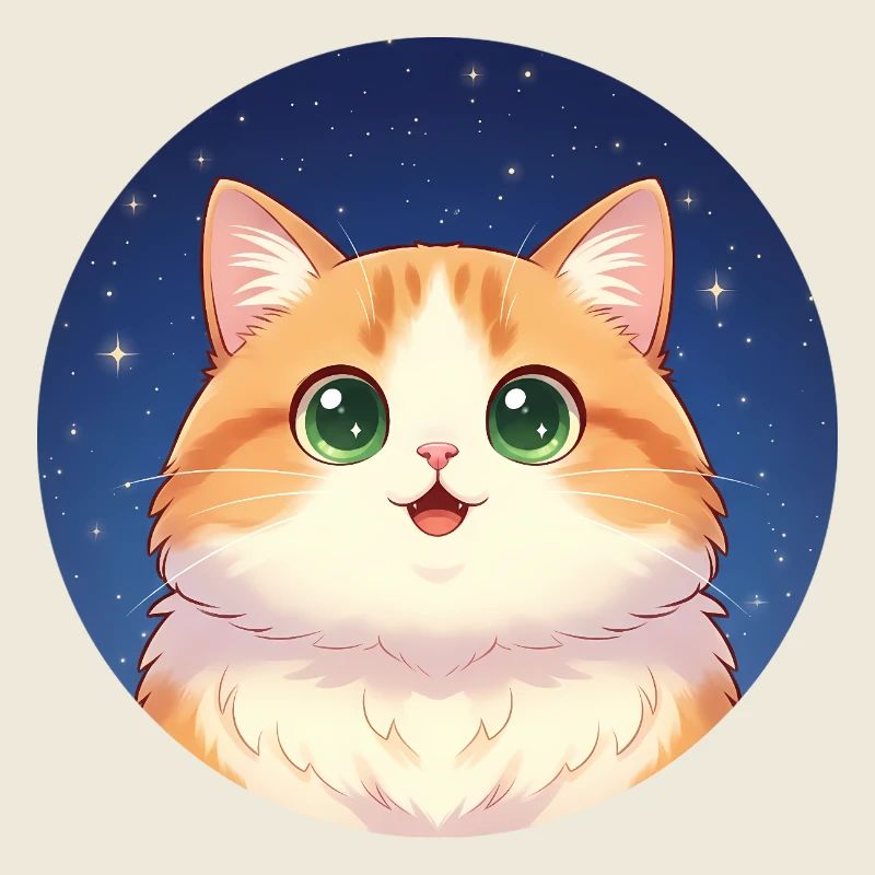 Chaton de la Nuit Étoilée