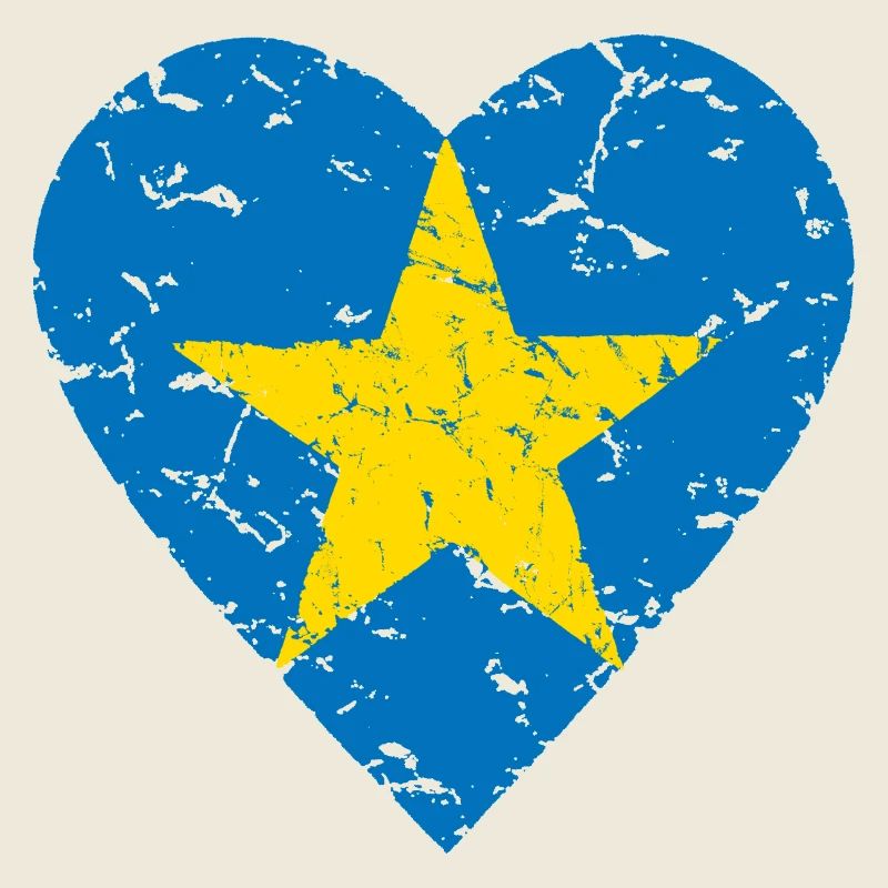  Ukraine Herz Stern Frieden Liebe Menschenrechte