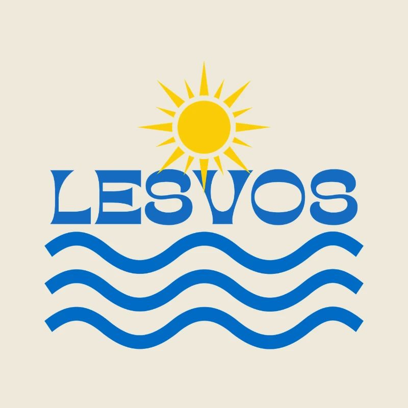 Vagues de Soleil de Lesvos