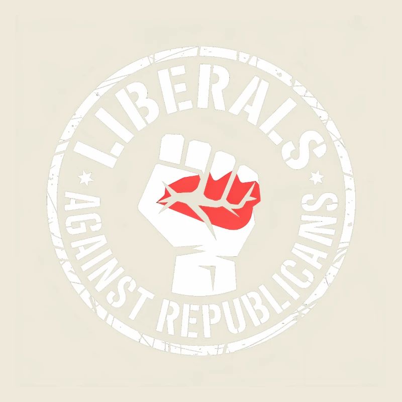 Libéraux contre Républicains - Antifascist Tee