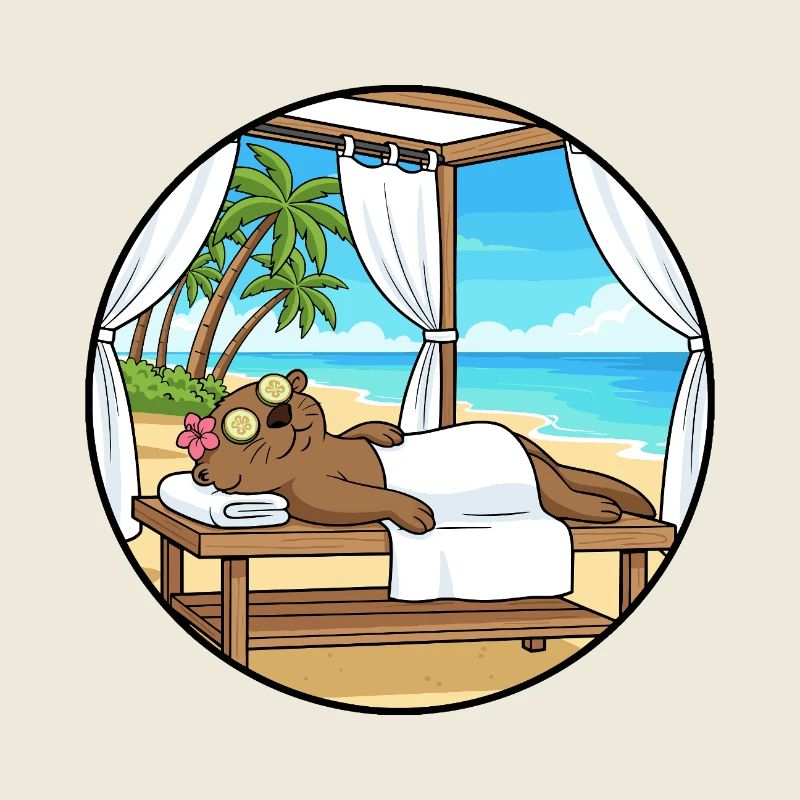 Spa de plage Loutre Art relaxant