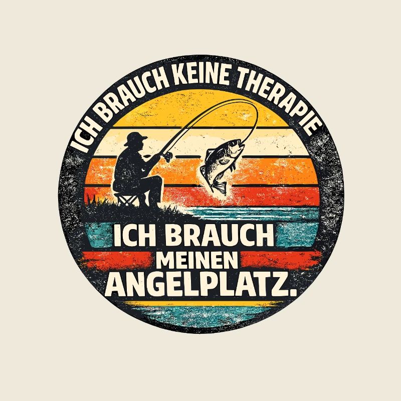 Spot de pêche Retro Circle Vintage