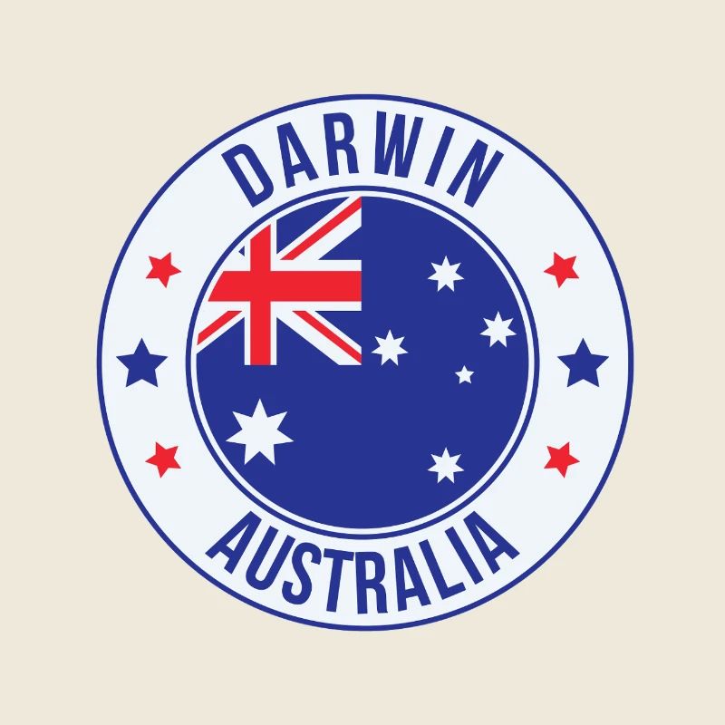 Darwin Australia Emblem Patch