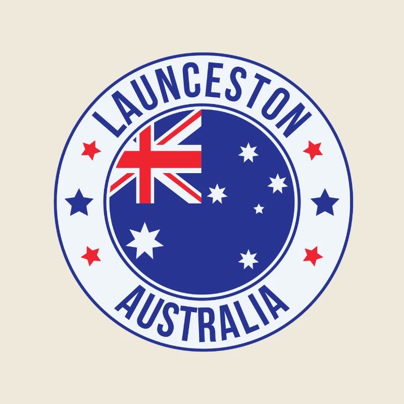 Launceston Australien-Emblem