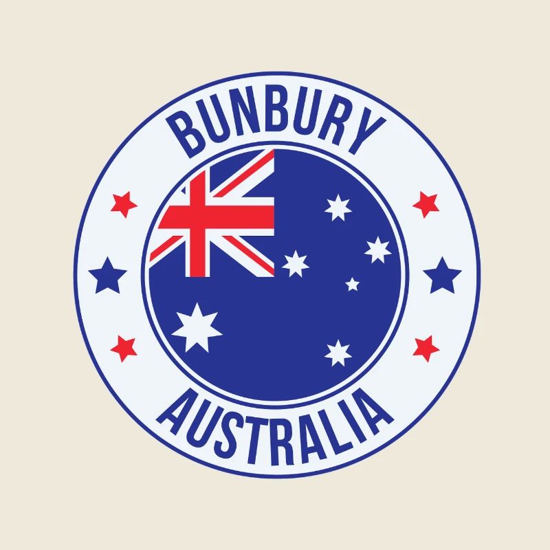 Insigne du drapeau australien de Bunbury