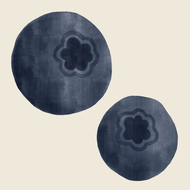 blueberries watercolor