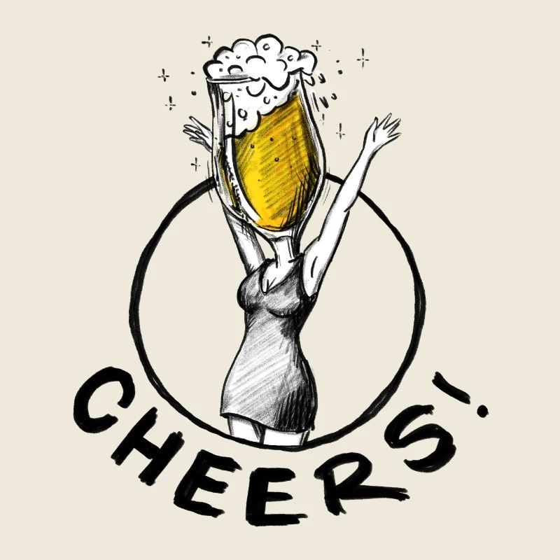 Bachelor Party: Beer Cheers! Illustration