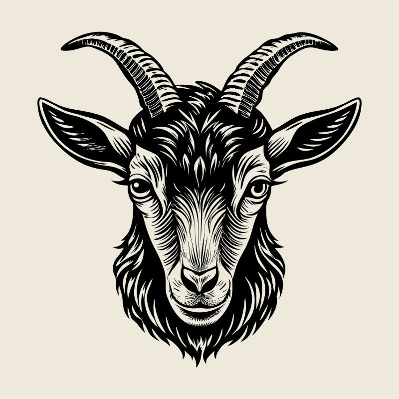 Lamancha-Ziegenkopf