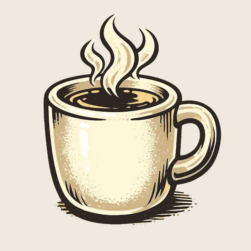 Coffee Whimsy Mug Sketch