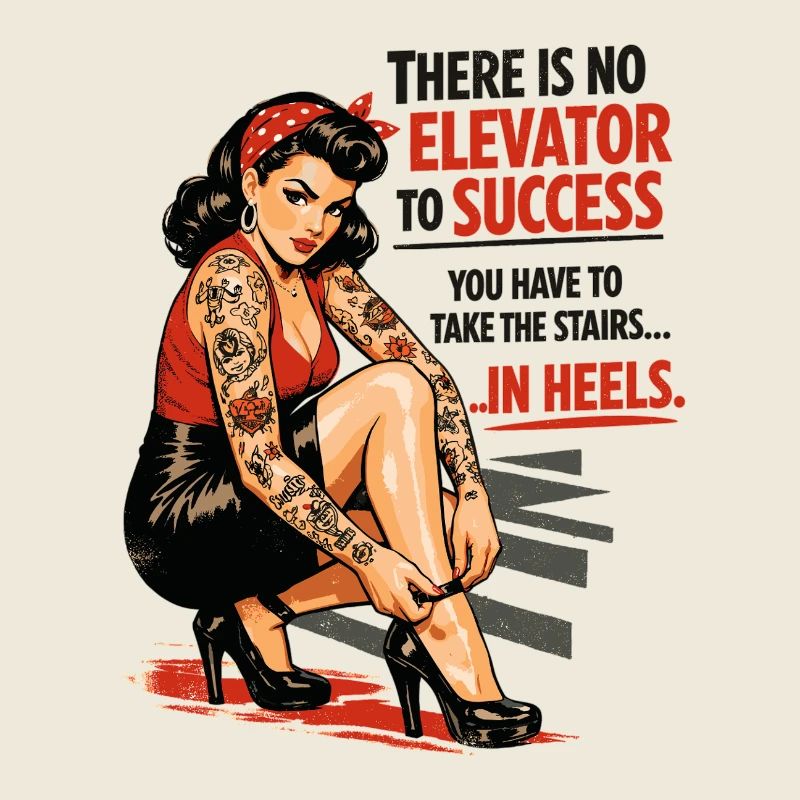 Imprimé rétro Pin-Up : succès en talons et tatouages