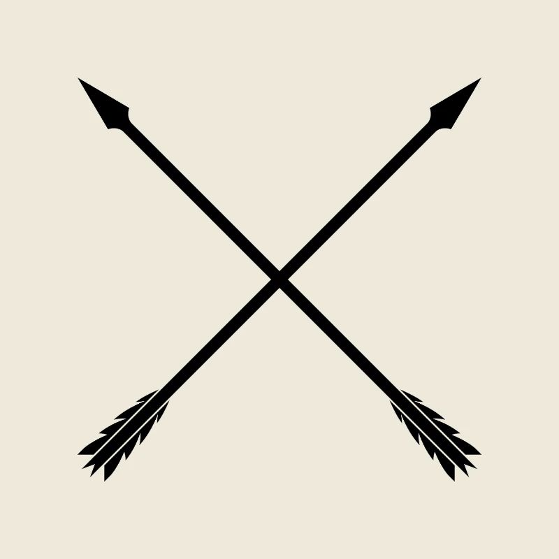Crossed arrows