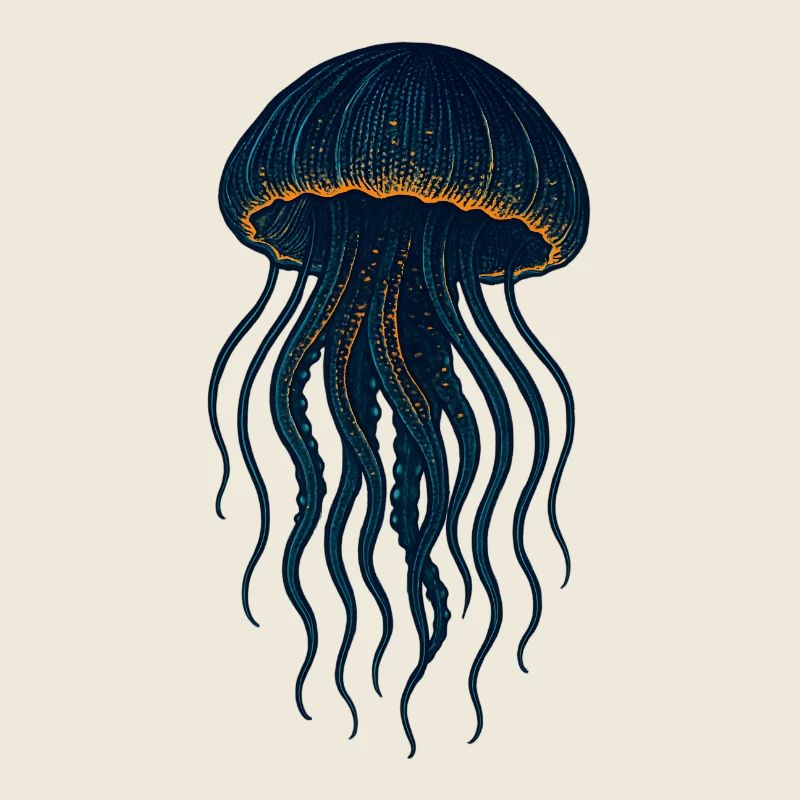 Glowing Jellyfish Deep Sea Light