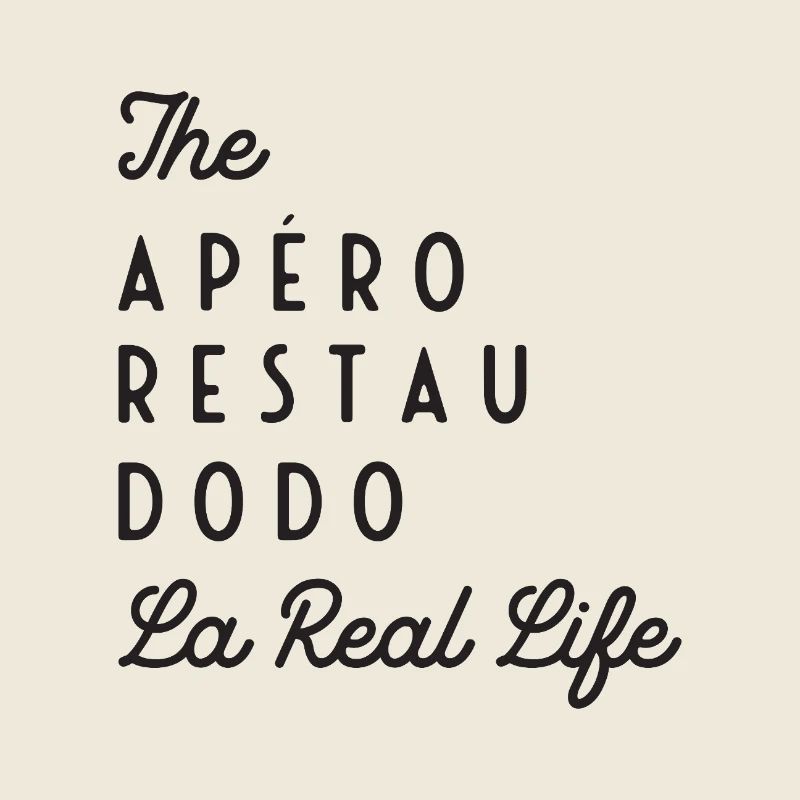 La Real Life (texte noir)
