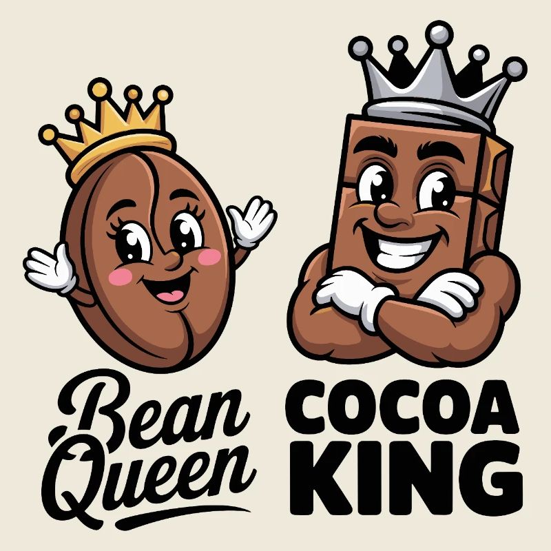 Bean Queen Cocoa King Fun Coffee and