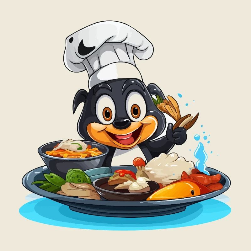 Dessin animé Cooking Dog Chef