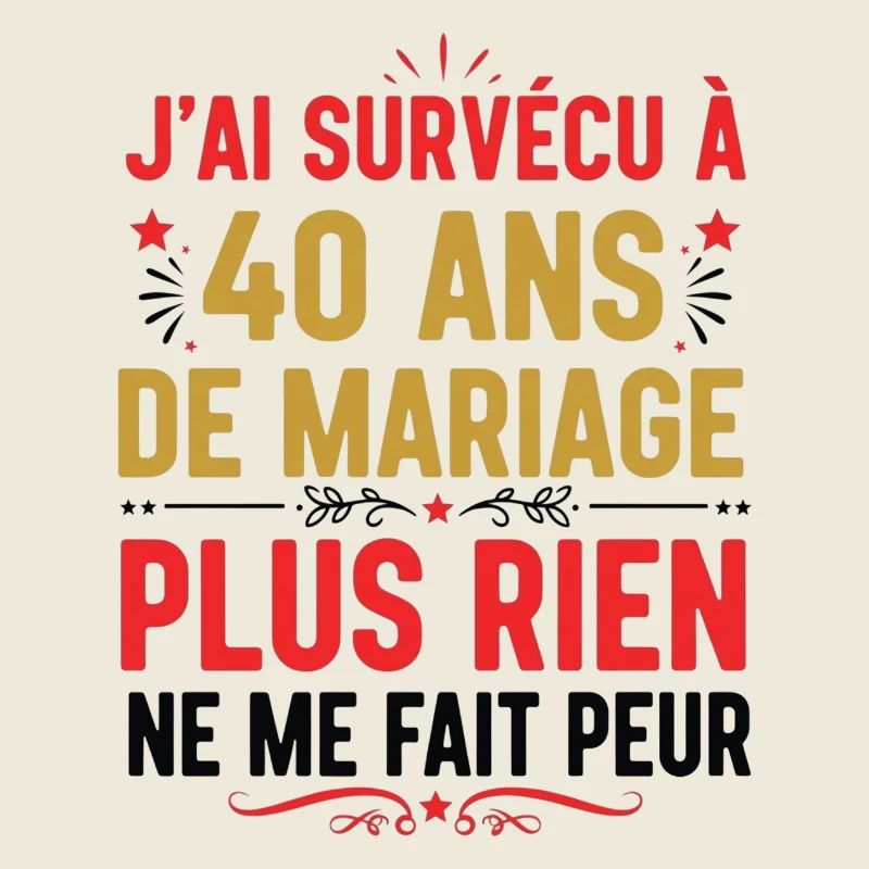 40 Ans De Mariage Cadeau Mari 40e Anniversaire 