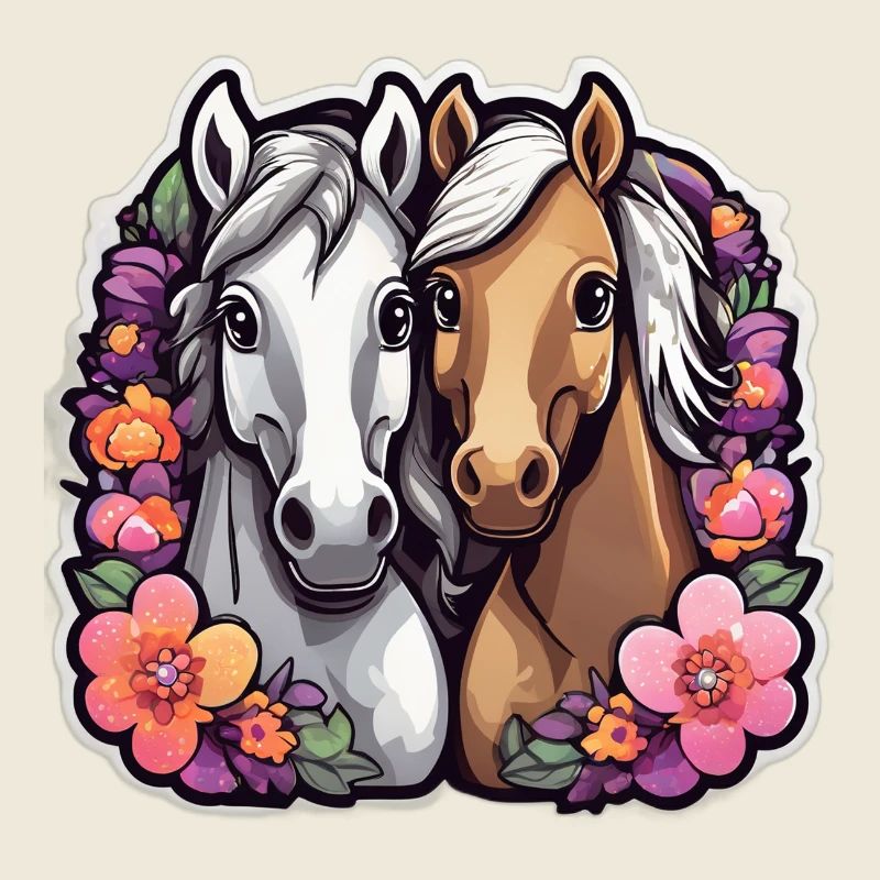 Cavalerie florale duo