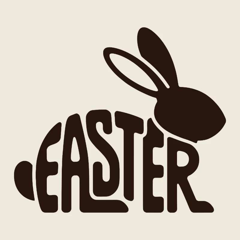 Osterhase Typo-Form
