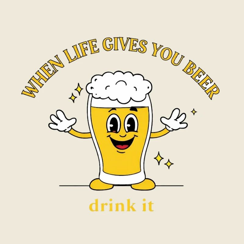 Devise de la bière Devise Cartoon
