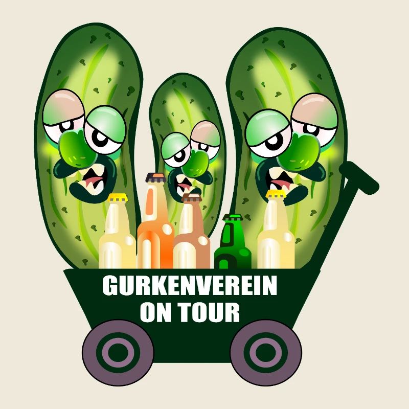Gurkenverein Bollerwagen Bier