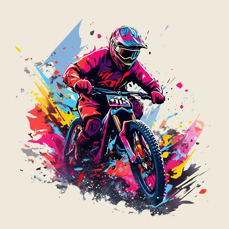 Motocross Color Splash Riders