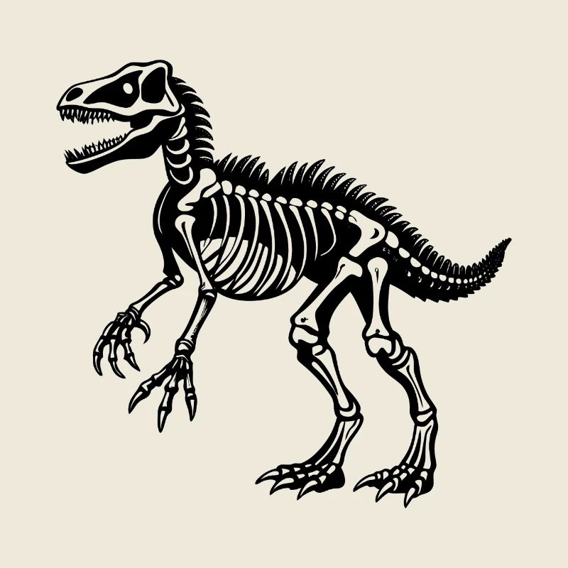 Squelette de dinosaure