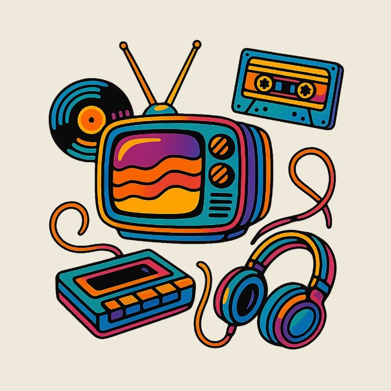 Retro Style Vintage Klassiker Design