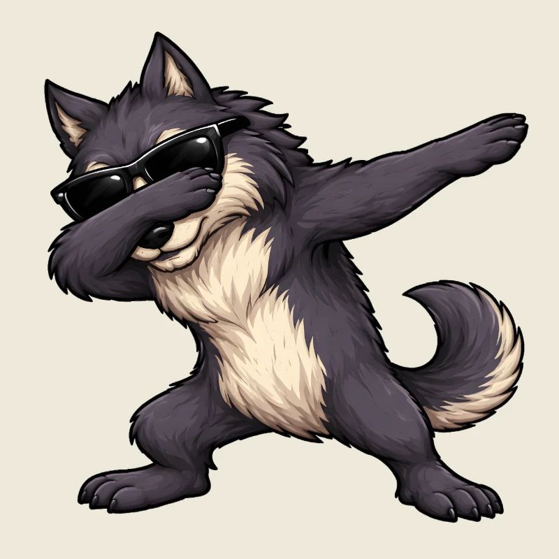 Dabbing Werewolf