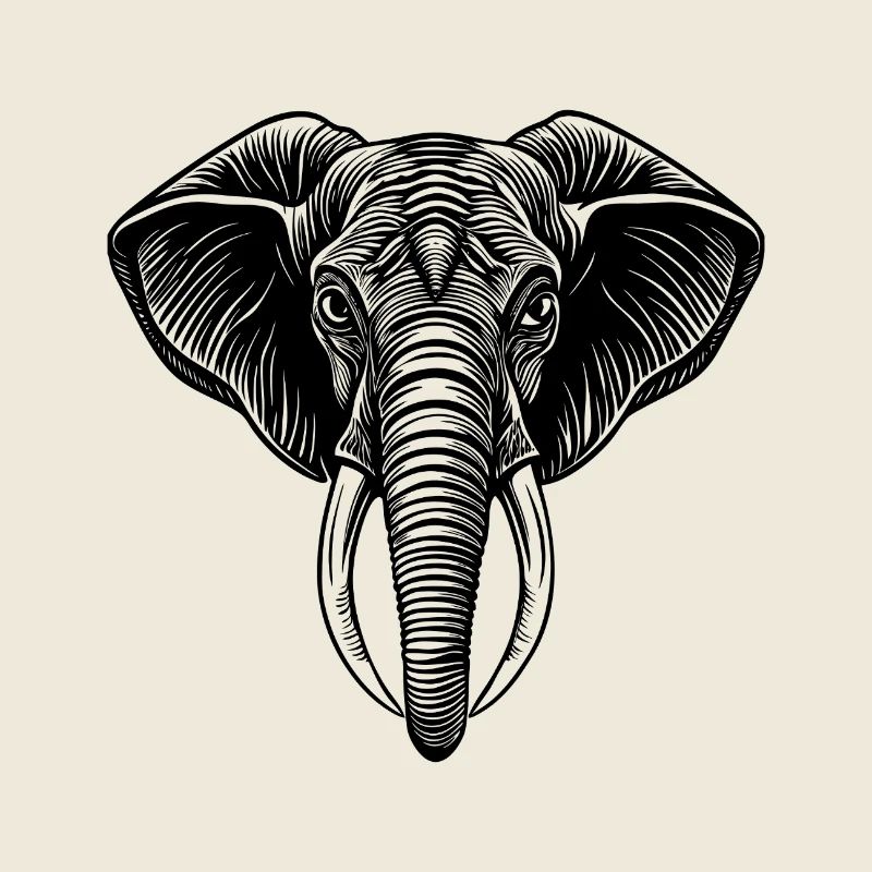 Tête d’éléphant