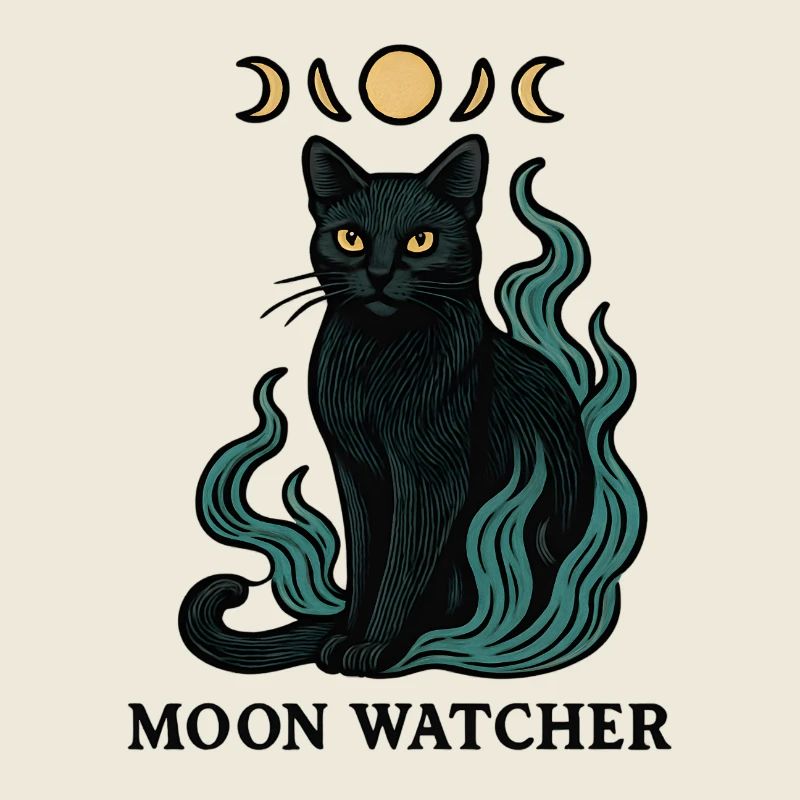 Moon Guardian Cat Picture